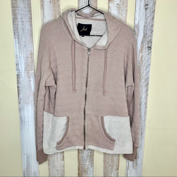 Jack Antebellum Herringbone French Terry Hoodie M - Picture 2 of 10